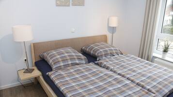 2 bedrooms, iron/ironing board, travel crib, WiFi