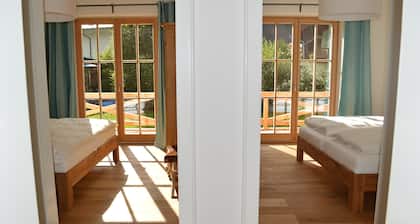 Family-friendly modern country house