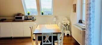 Beautiful vacation apartment with Baltic Sea view and balcony for 6 people