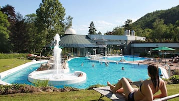 Una piscina techada