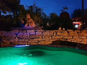 Outdoor pool, a heated pool - 4* gîte in Mas Provençal, private heated pool, spa, absolute peace and quiet. (Le Beausset)