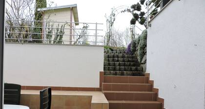 Away from the city life and yet part of the action