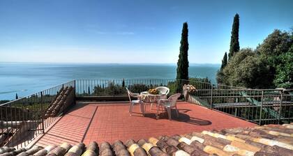 Villa La Limonaia, Garda, silent position in the green, great lake views