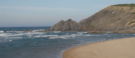 Vlak bij het strand