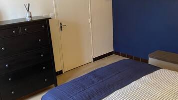 2 bedrooms, iron/ironing board, travel crib, WiFi