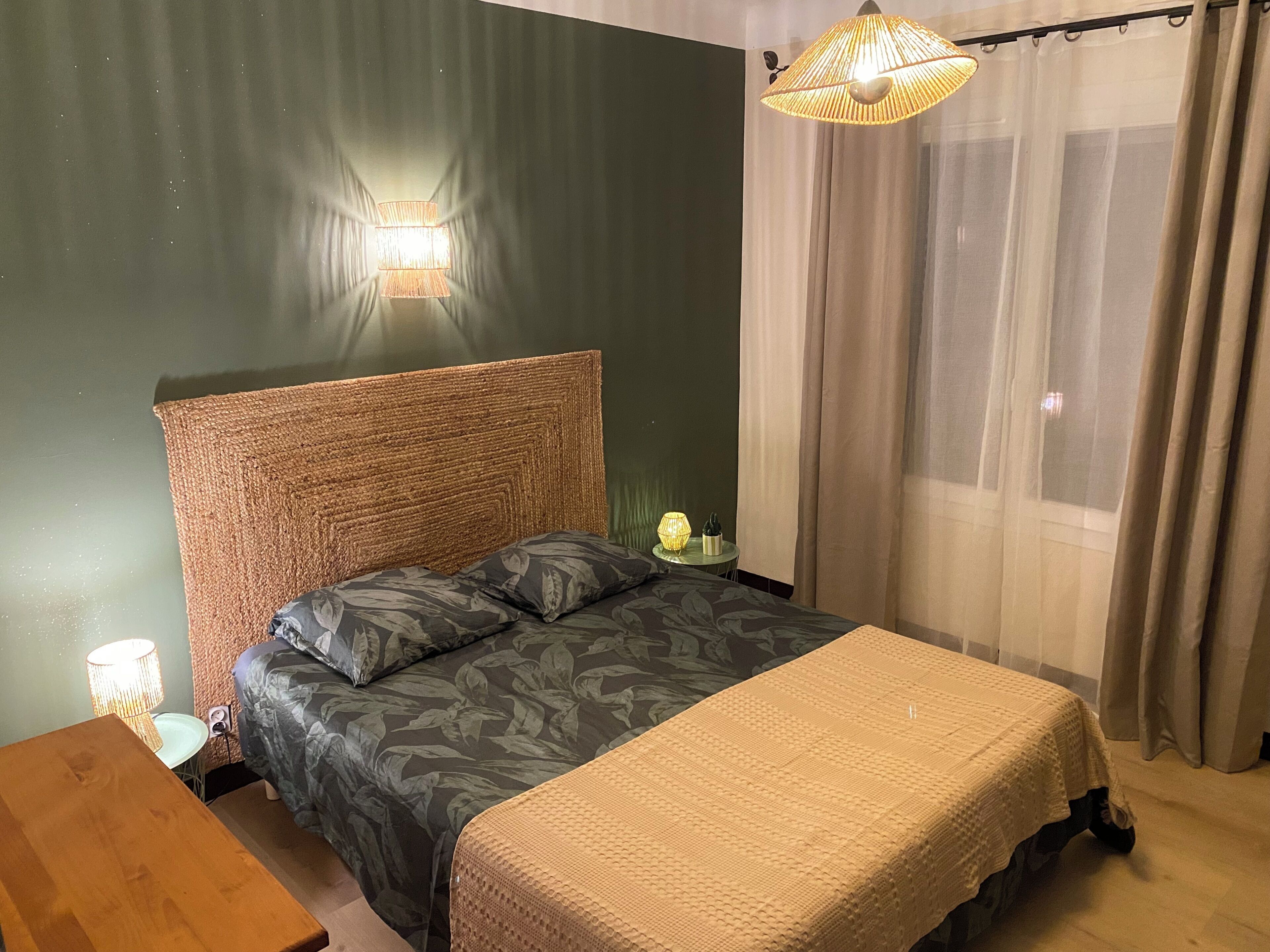2 bedrooms, iron/ironing board, travel crib, WiFi
