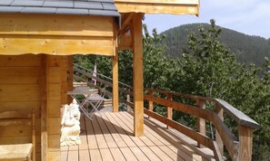 Outdoor dining - Mazot des Chevreuils in Valdeblore (Valdeblore)