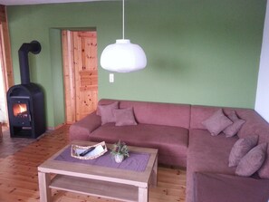 TV, fireplace, stereo