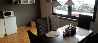 Cozy large vacation apartment with 2-bedroom fireplace and terrace