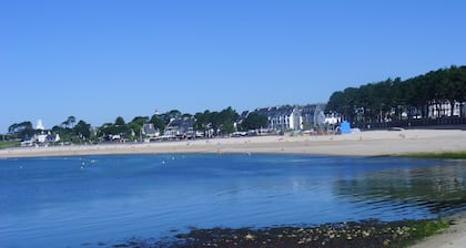 Unterkunft mit Garten und Garage, 100 Meter vom Strand und dem Thalasso entfernt