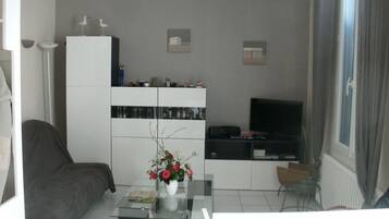 Televisie en een dvd-speler