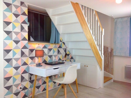 Triplex, kaunis asunto 50 m², 3 tasossa, jopa 4 henkeä