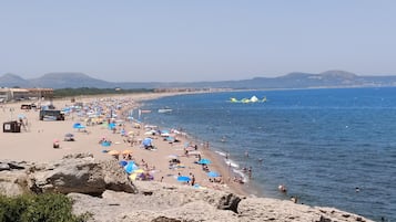 Vlak bij het strand