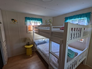 2 bedrooms, bed sheets