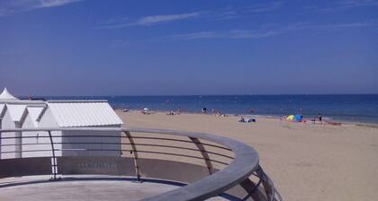 Maison 6 pers. , grand jardin , 400 m de la plage