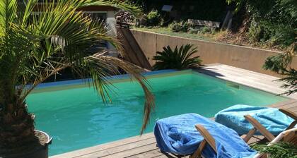 Comfortable villa in residential area 5 minutes from the beach