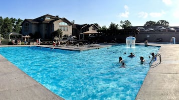 Indoor pool, a heated pool