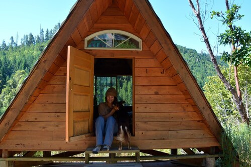 A-Frame, Off-Grid, Rustic Cabin