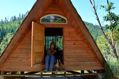 A-Frame, Off-Grid, Rustic Cabin