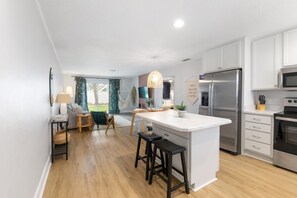 Fridge, microwave, oven, stovetop - Island Suite l Walk to Downtown! (St. Augustine)