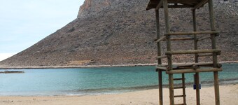 Vacation Home in Chania,private Pool beachfront , it is consisted of 2 houses. 