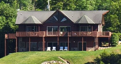 Large 5 bedroom, lakefront home, boat dock, wrap around patio, amazing views!