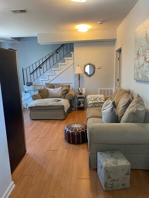 Smart TV, DVD player, books, video library -  River Ridge cottage sleeps 6 Pet's Welcome 30 day min (River Ridge)