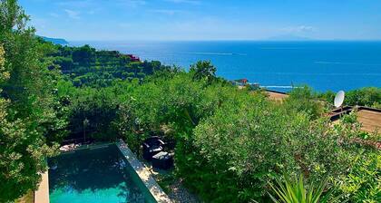 Schwimmbad-Villa, familienfreundlich, Meerblick