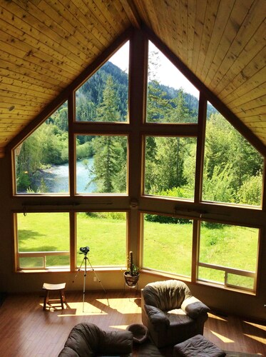 SOLITUDE! 10 acres on Elwha River- Olympic Park  Mountains & River Views  