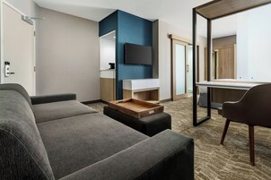 In-room safe, desk, laptop workspace, iron/ironing board