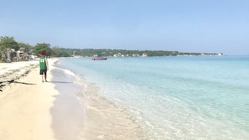 Sun-loungers, beach towels