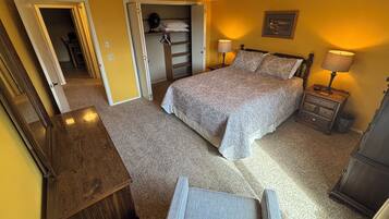 2 bedrooms, in-room safe, iron/ironing board, travel crib