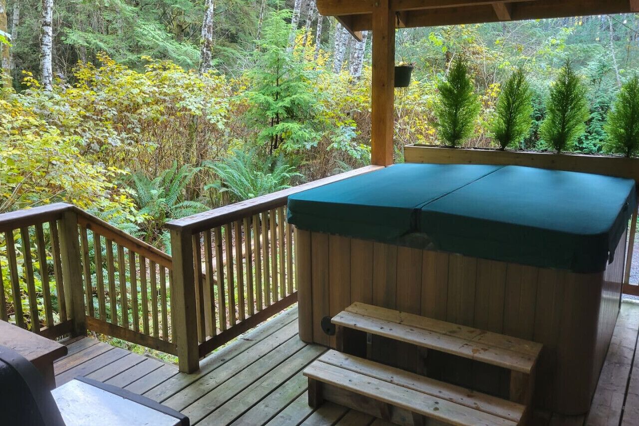 Idromassaggio all'aperto