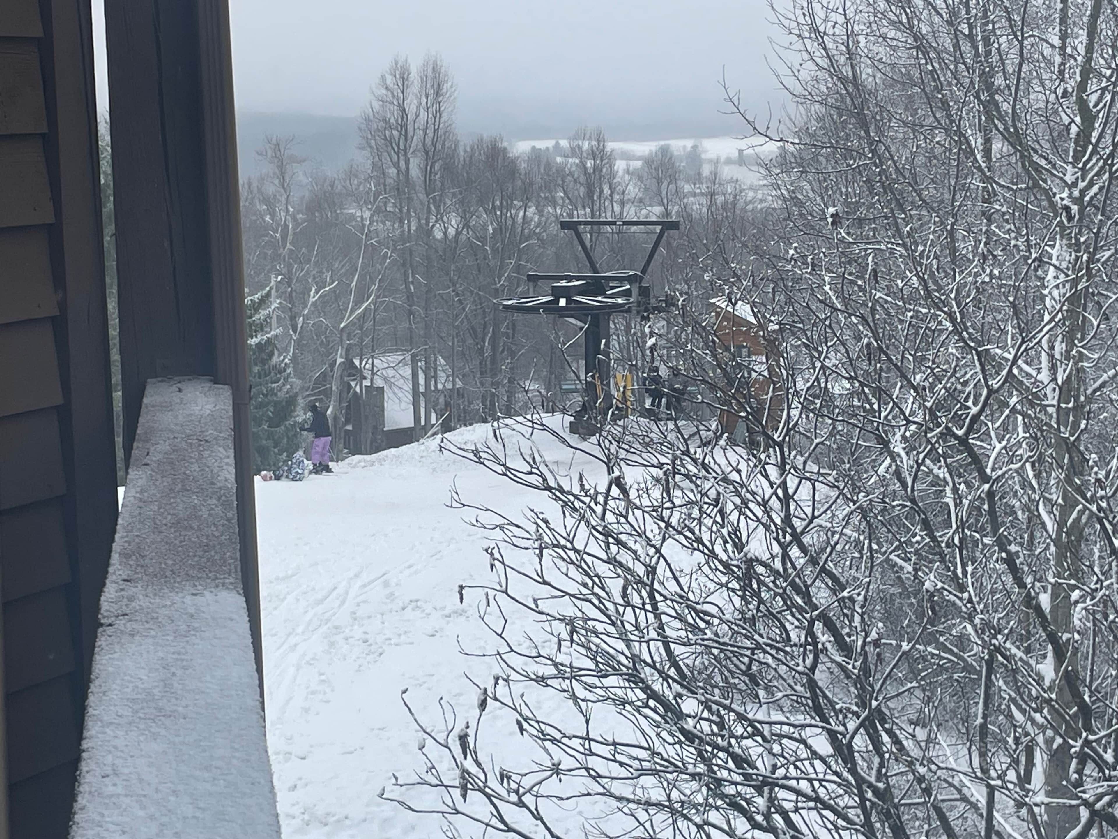 Blick von der Unterkunft