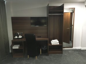 Desk, iron/ironing board, free WiFi, bed sheets