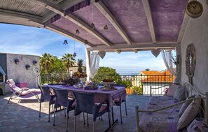 Deluxe Apartment, Terrace, Sea View | Terrace/patio