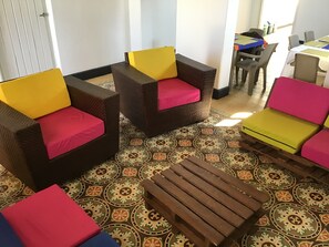 Zona de estar del vestíbulo