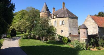 cottage in the park of a castle(manor)