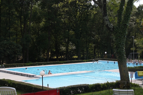 Swimming pool near Dumenza