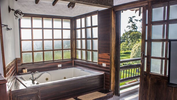 Superior-Suite, Whirlpool, Poolblick (6) | Komfortbadewanne