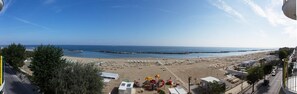 En la playa 