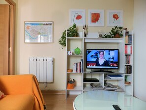 Smart TV, reproductor de DVD, libros y videoteca 