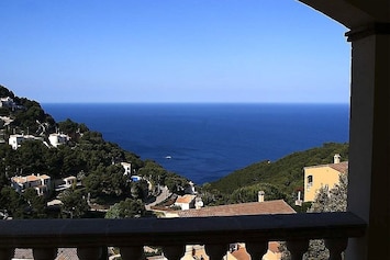 That stunning view of the Med from the Main Floor Terrace