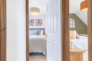 2 bedrooms, in-room safe, iron/ironing board, travel cot