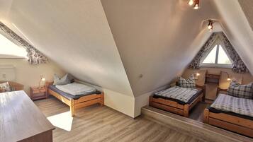 2 bedrooms, iron/ironing board, travel crib, WiFi