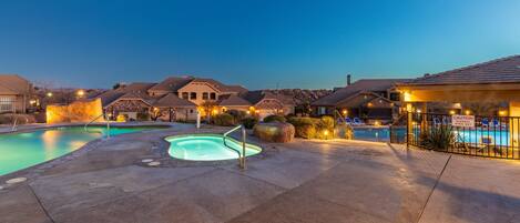 Una piscina climatizada