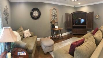 Una Smart TV, libros