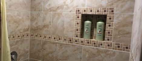 Shower, towels