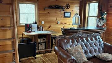 Fireplace, books