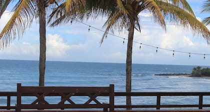 Spectacular ocean view property at Corcega Beach with amazing outdoor spaces